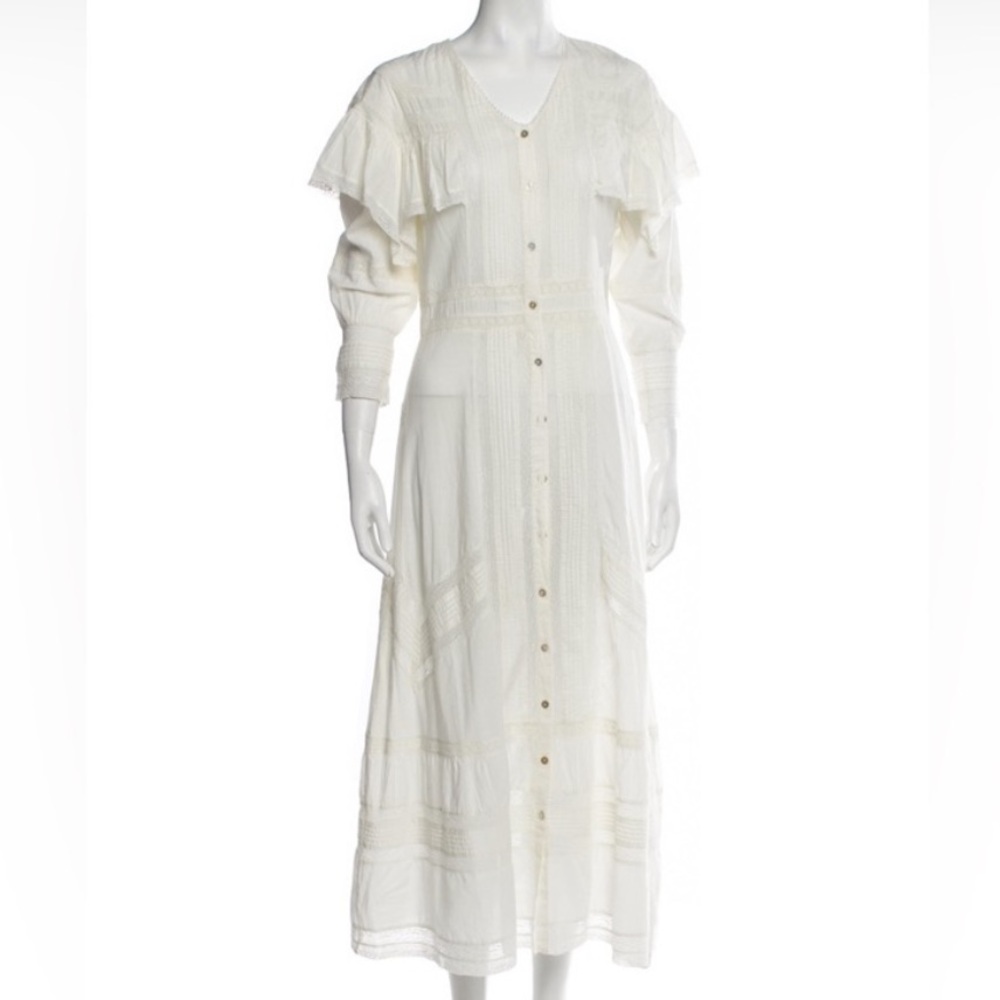LoveShackFancy Voile and Lace Maxi Dress - NWTags